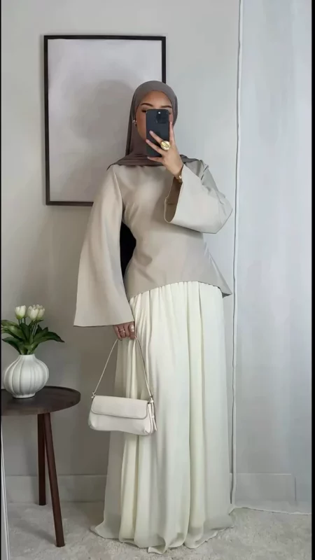 Ensemble jupe et top à cintrer Alya
