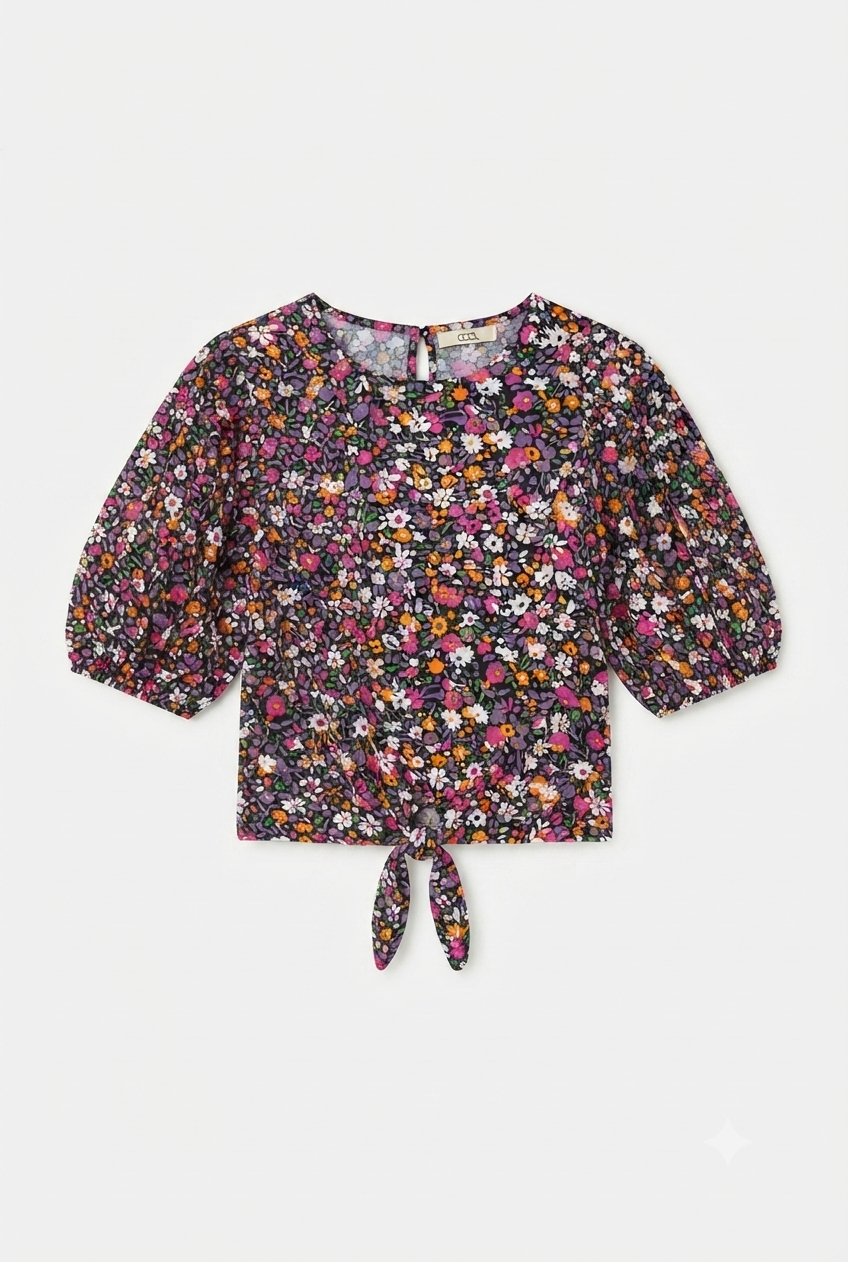 Cool club - Chemisiers Court - Collection Florale – Image 2