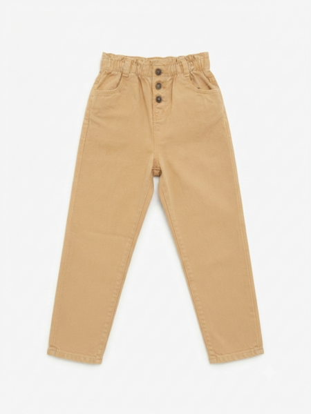Gémo- Pantalon décontracté à taille élastiquée a quatre couleurs