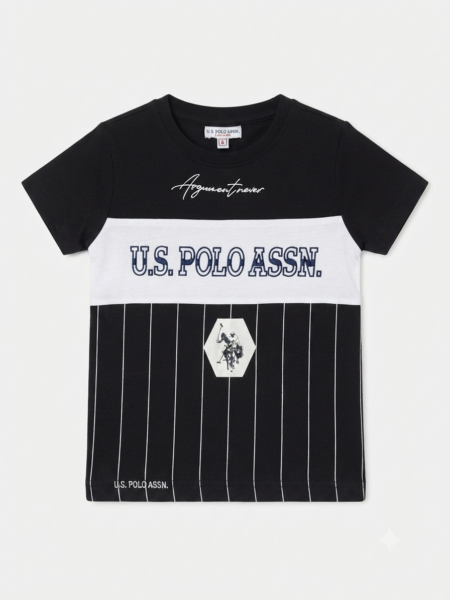 T-shirt U.S. Polo Assn : Élégance et variété en quatre couleurs attrayantes