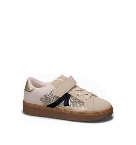 Basket beige et noir