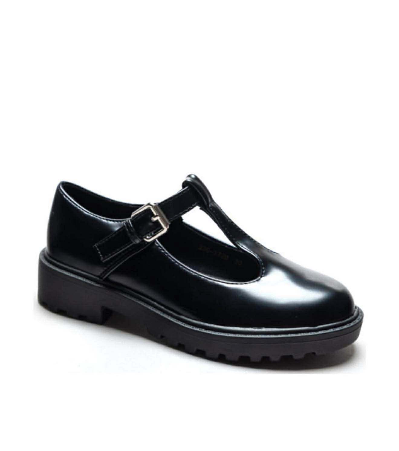 Chaussures Mary Jane Noires – Semelle Épaisse Antidérapante