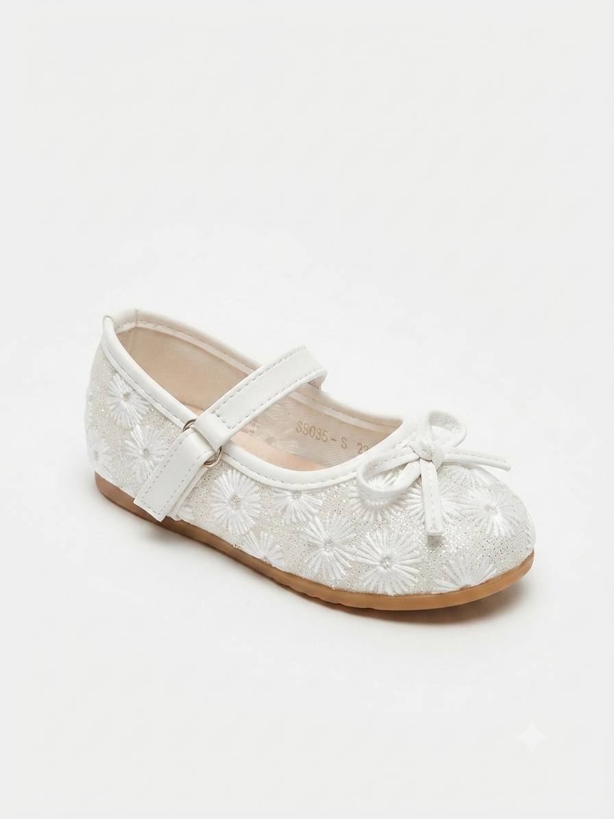 Dorimi-Ballerines avec bride et nœud – Élégance florale – Image 2