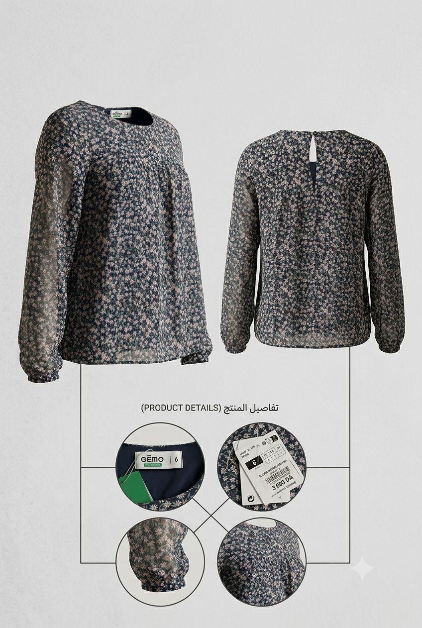 Gemo - Blouse fleurie – Image 2