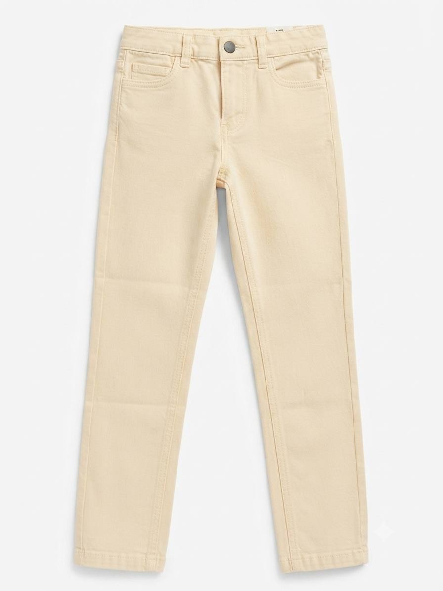 La Halle-pantalon slim avec quatre couleurs.