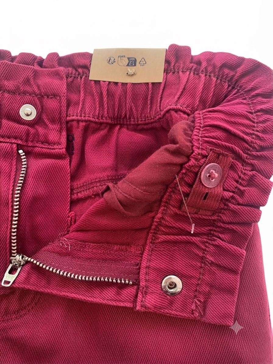 Kiabi- Pantalon taille haute élastiquée à deux couleur – Image 2