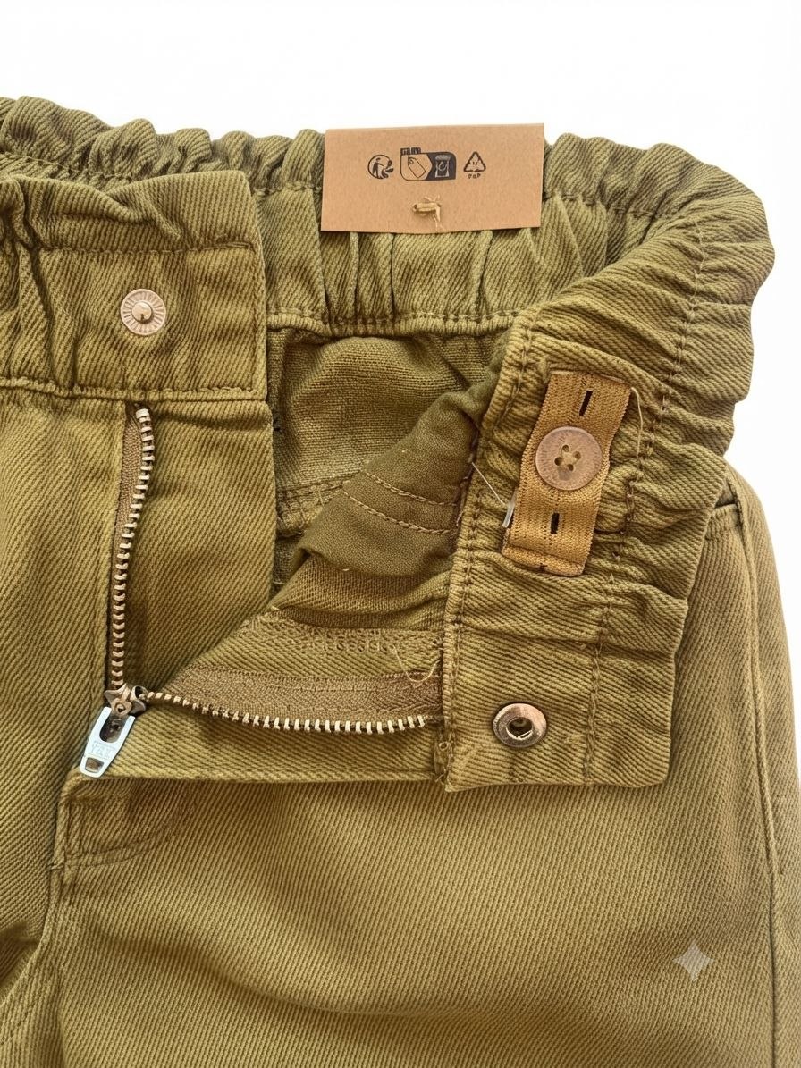 Kiabi- Pantalon taille haute élastiquée à deux couleur – Image 7