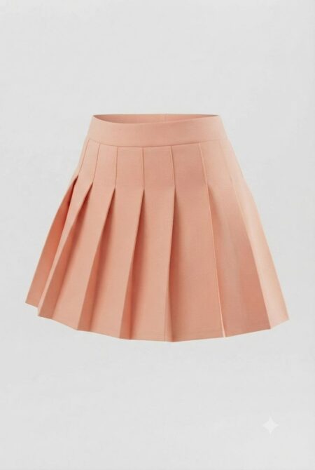 Happy star- Jupe plissée beige pour fille