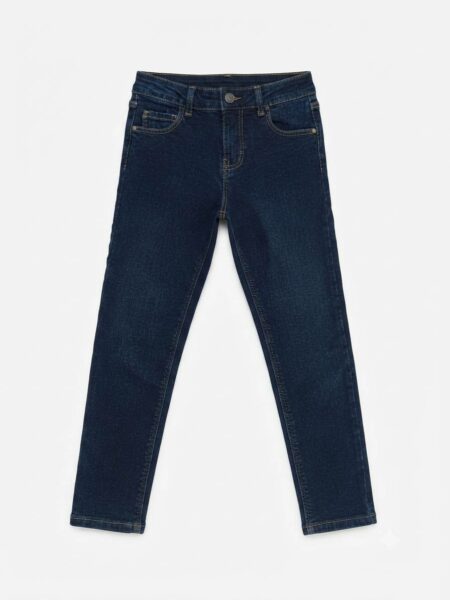 Pantalon coupe slim bleu foncé