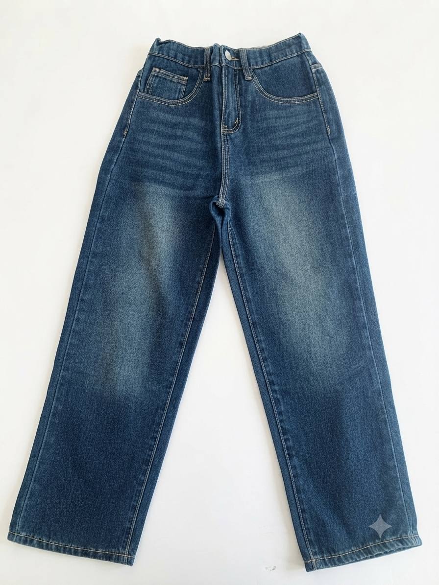 Shein - Jean Wide-Leg Décontracté