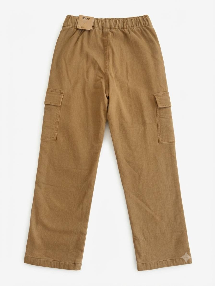 Kiabi- Pantalon cargo décontracté à taille élastique à deux couleur – Image 6