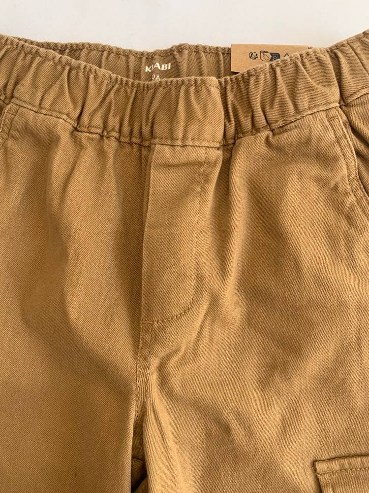 Kiabi- Pantalon cargo décontracté à taille élastique à deux couleur – Image 7