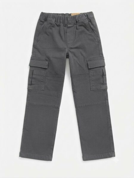 Kiabi- Pantalon cargo décontracté à taille élastique à deux couleur