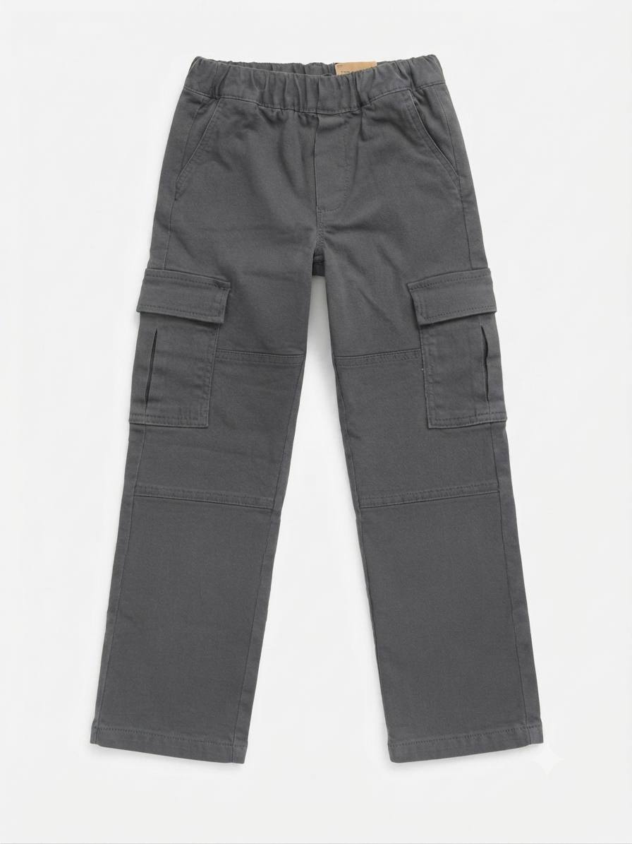 Kiabi- Pantalon cargo décontracté à taille élastique à deux couleur