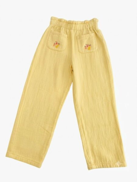 Sergent major - pantalon jaune à taille élastique