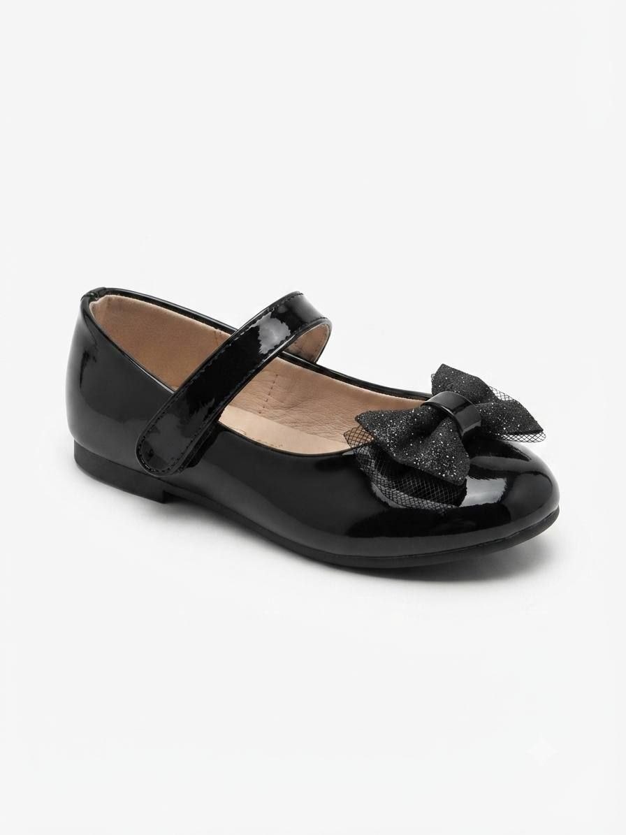 Dorimi-Ballerines Fille Vernies a trois couleur avec Nœud . – Image 3