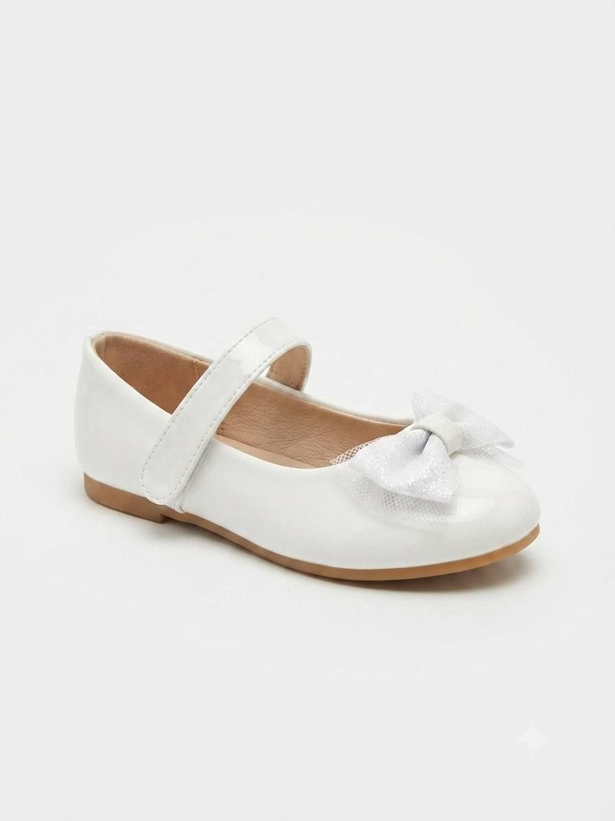 Dorimi-Ballerines Fille Vernies a trois couleur avec Nœud . – Image 5