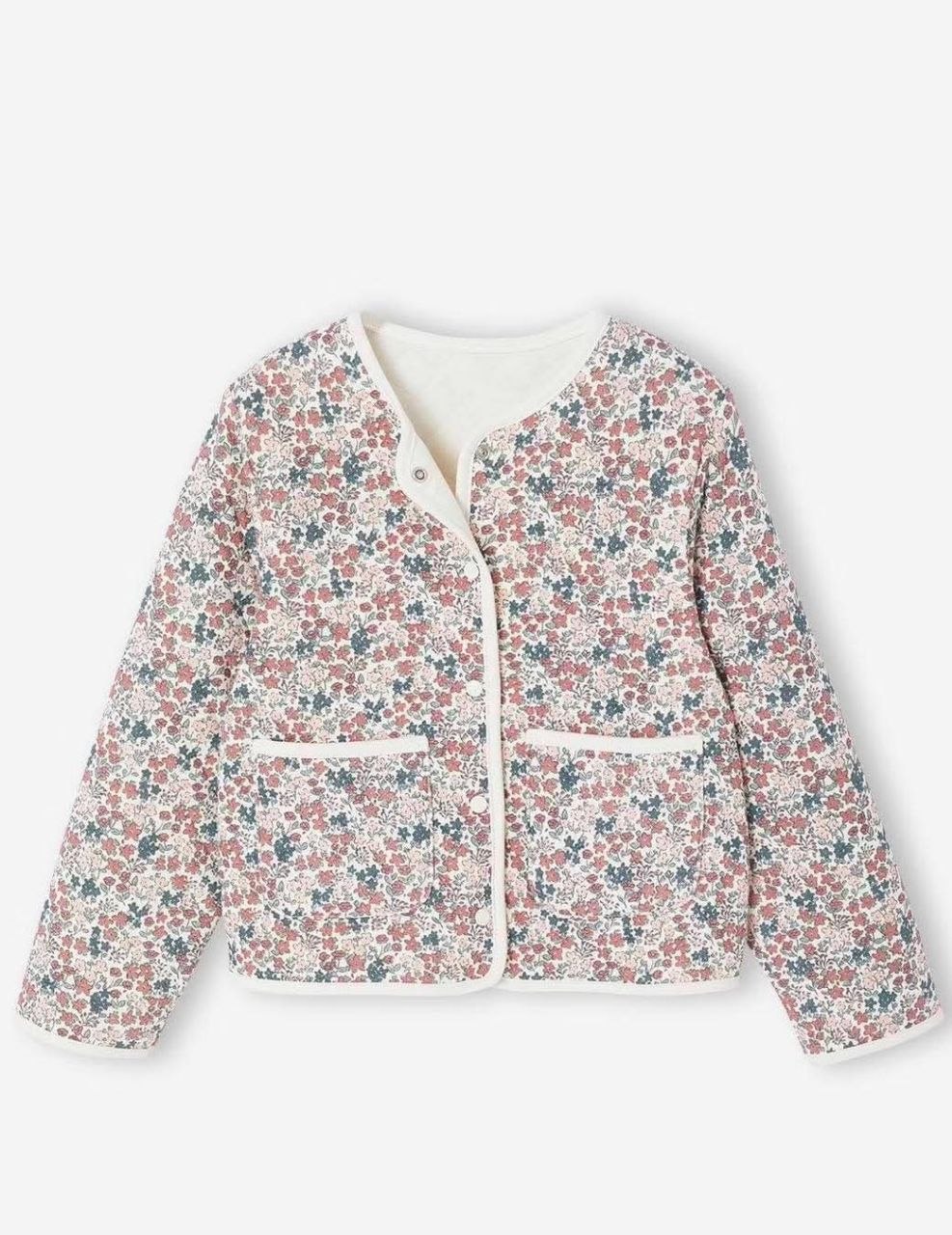 Vertbaudet- Robe elegante avec gilet fleuri. – Image 3